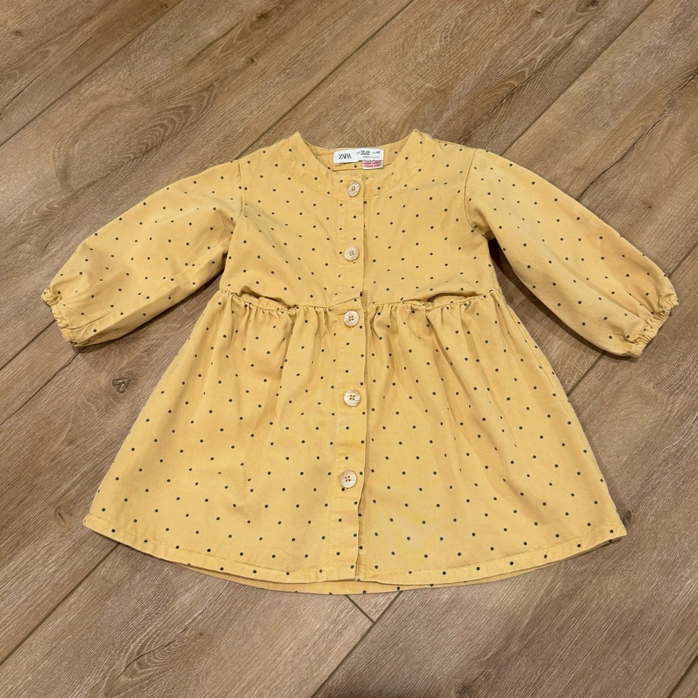 Zara yellow dress
